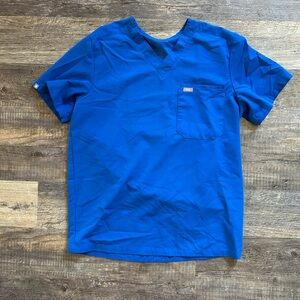 Figs Women's Top in Vibrant Blue